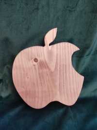 Podkładka pod myszkę / deska dekoracyjna rustykalny dąb Handmade Apple