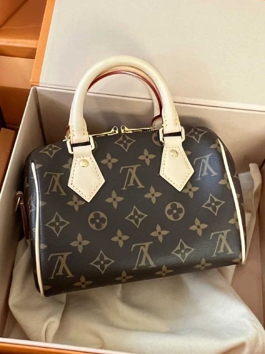 LV speedy20 - LV Speedy 20 Bandoulière Monogram - Nowe Torba z Paskiem