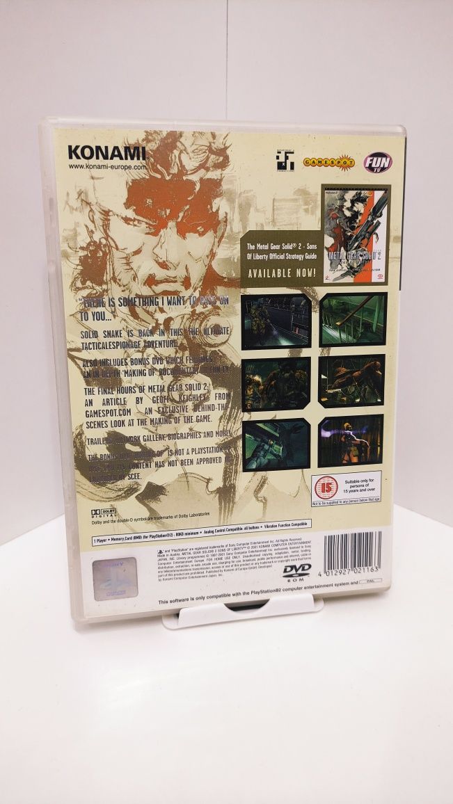 Metal Gear Solid 2 Sons of Liberty PS2 Playstation 2