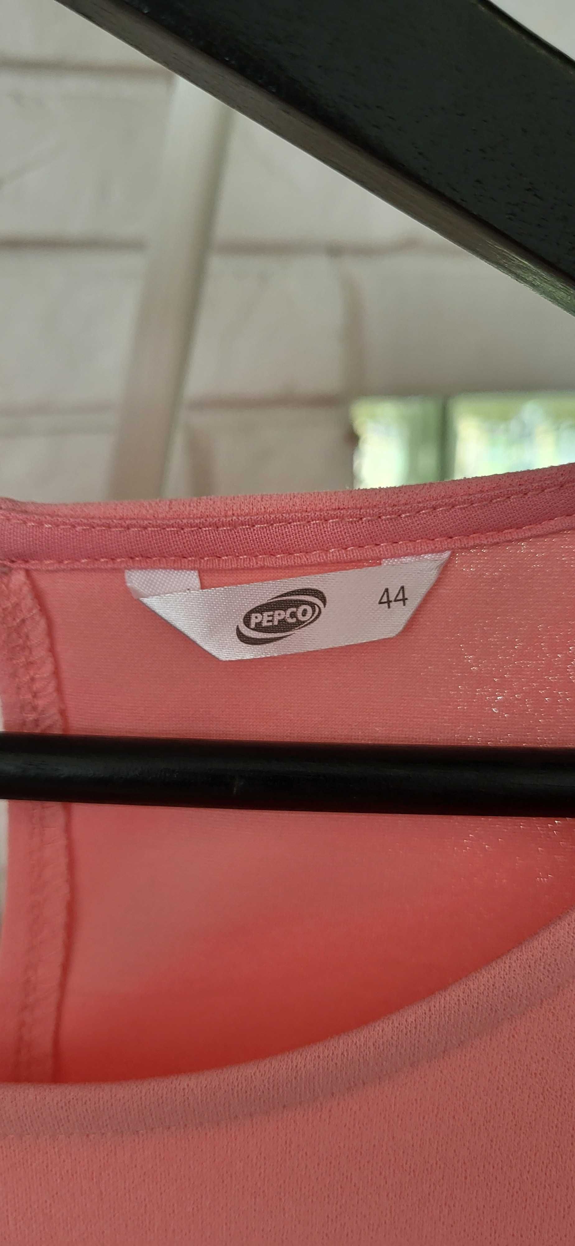 sukienka tunika krótka różowa 44 XL XXL