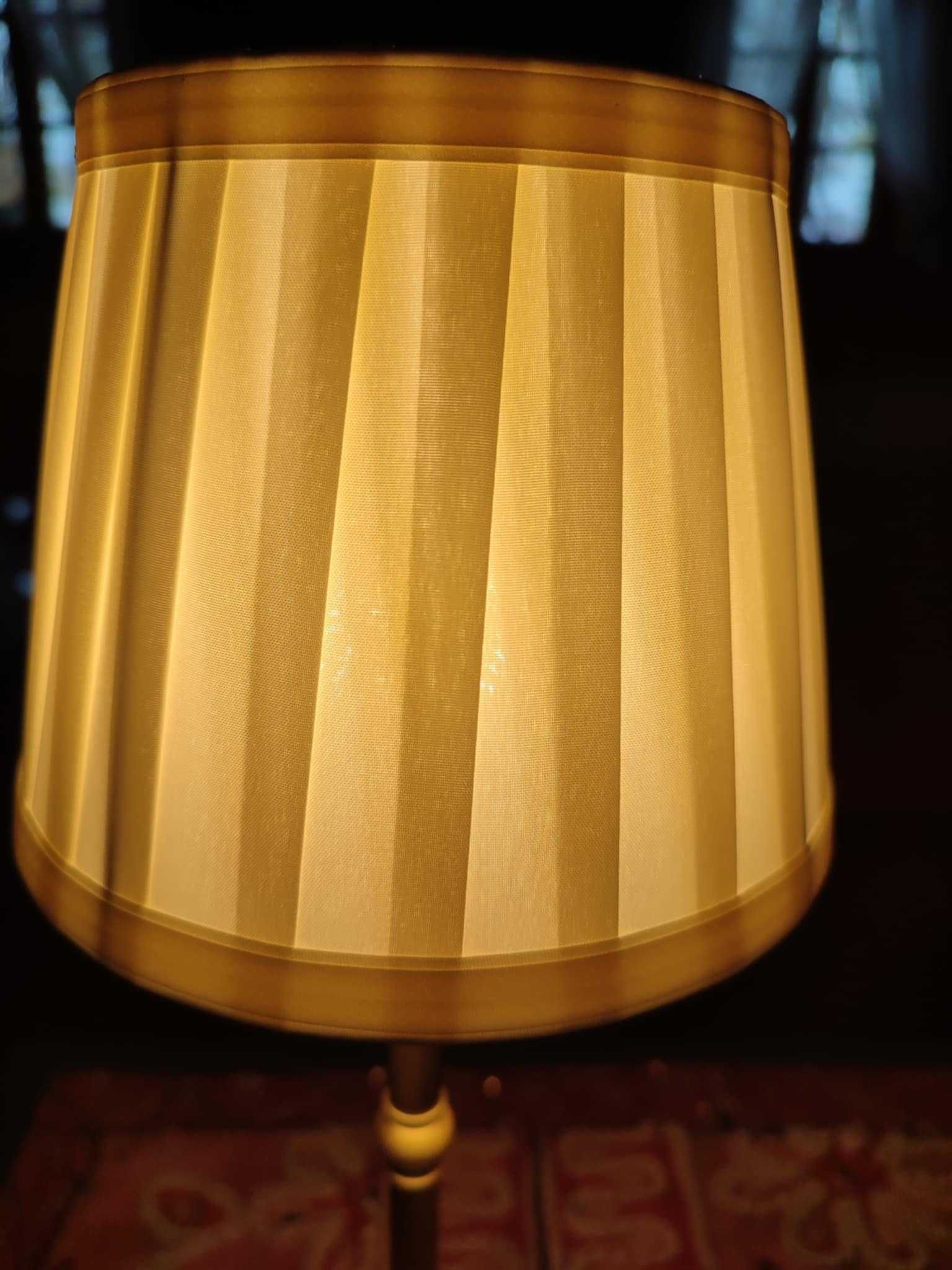 Lampa bez kabla, ładowana przez USB, abażur, styl vintage, wys. 40 cm