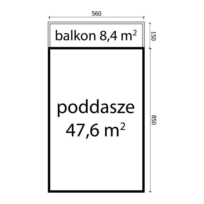 Materiał na Domek z Bali 180 mm Całoroczny