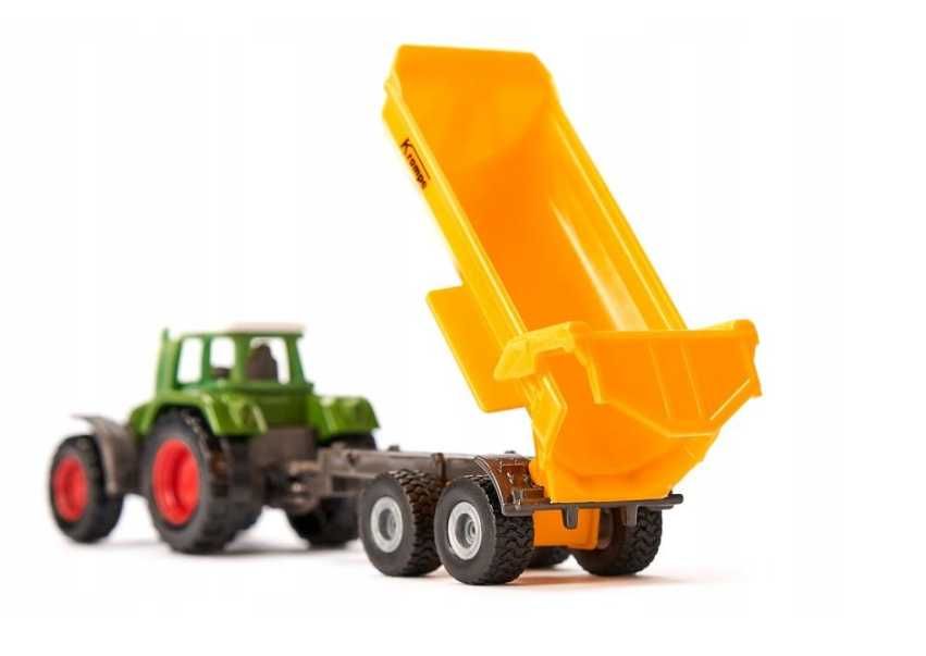 SIKU 1605 TRAKTOR FENDT Z Wywrotką Kolebową KRAMPE
