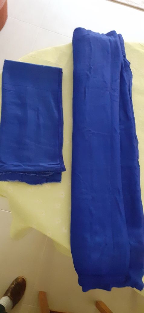 Peça de tecido, azul indigo