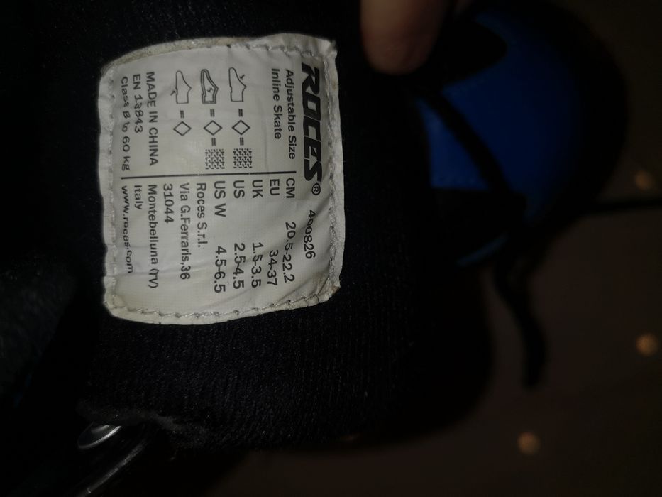 Rolki regulowane- Roces r 34, 35, 36, 37