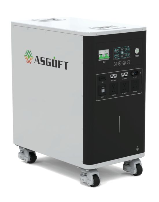 Гібридний Інвертор з вбудованою батареєю BESS-ASM-6600Wh-6200W