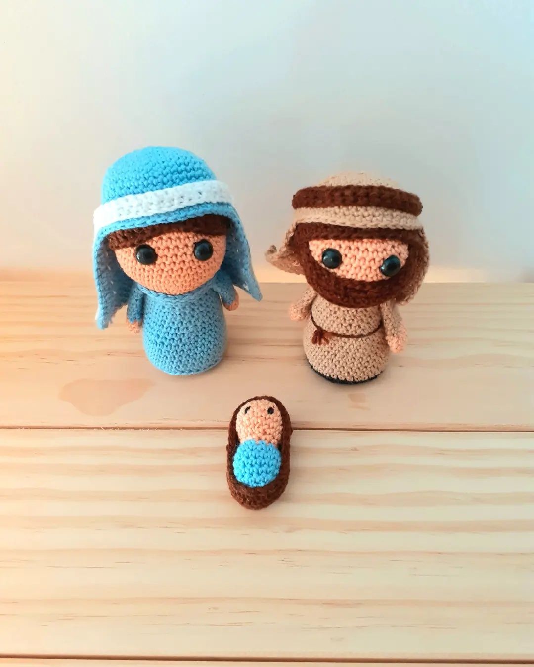 Presépio em crochet (amigurumis)