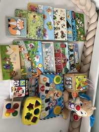 Zabawki drewniane, układanki, puzzle