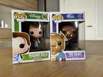 Funko Pop! A Bela (90) e Monstro (22) - Edição Clássica, ótimo estado