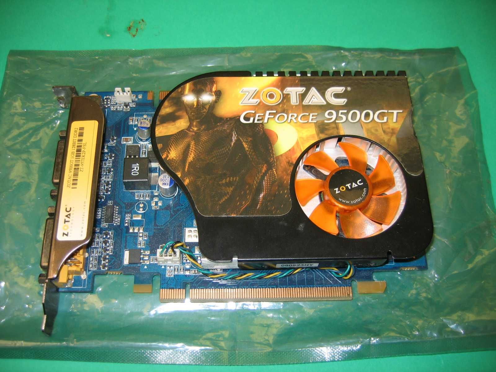 GeForce 9500GT 1Gb 128BIT  DDR2 - ZOTAC -  2 X DVI - Stan idealny