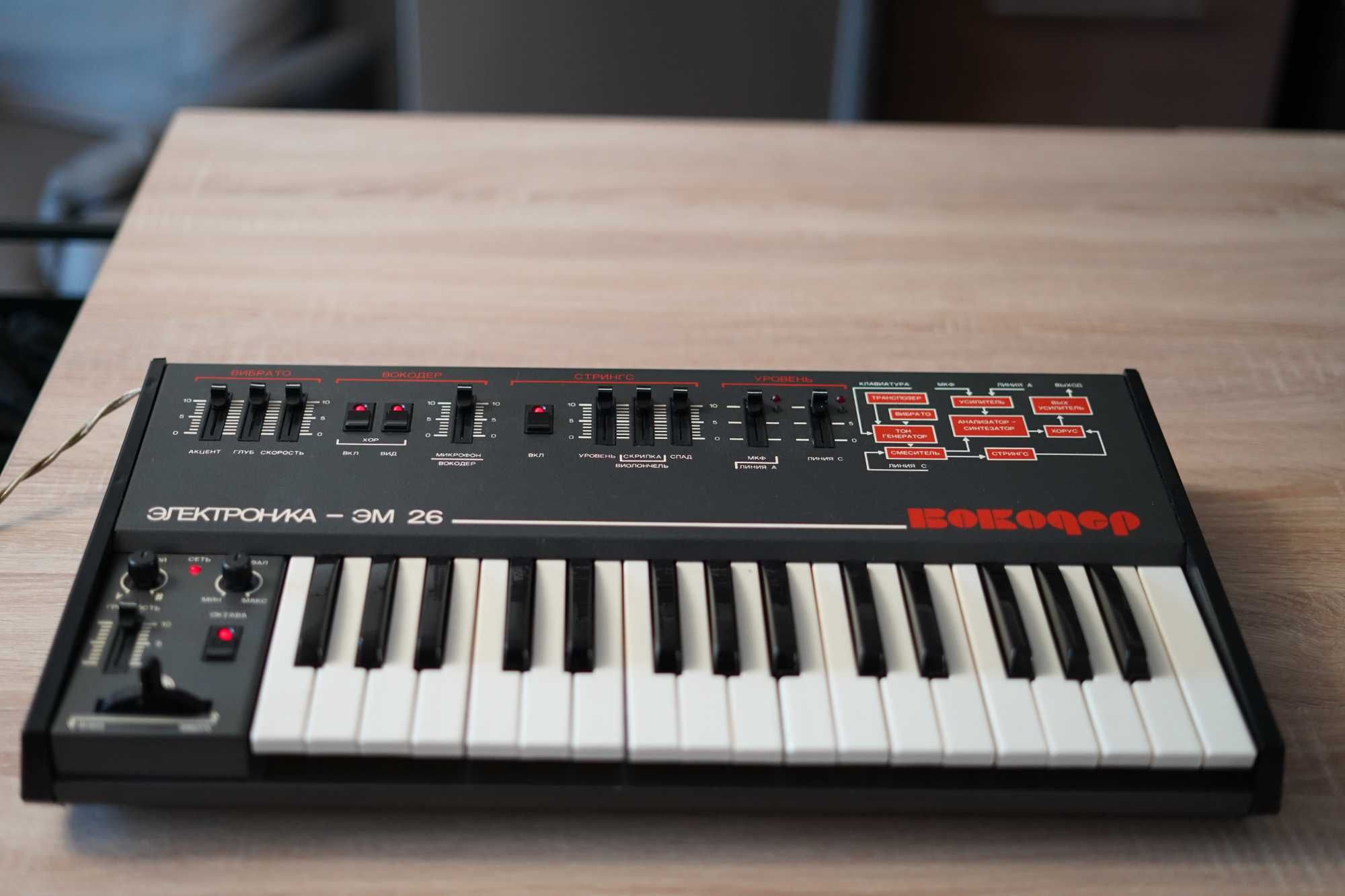 Elektronika EM-26 radziecki syntezator vocoder