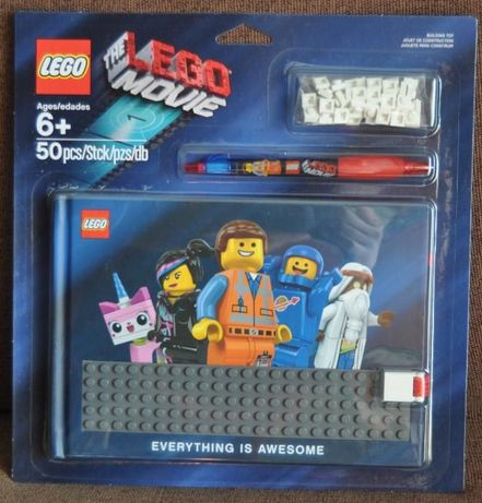 Lego Movie 850898 - bloco de notas - incluí peças de lego - Novo
