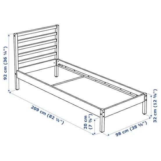 Cama Ikea Tarva 90x200