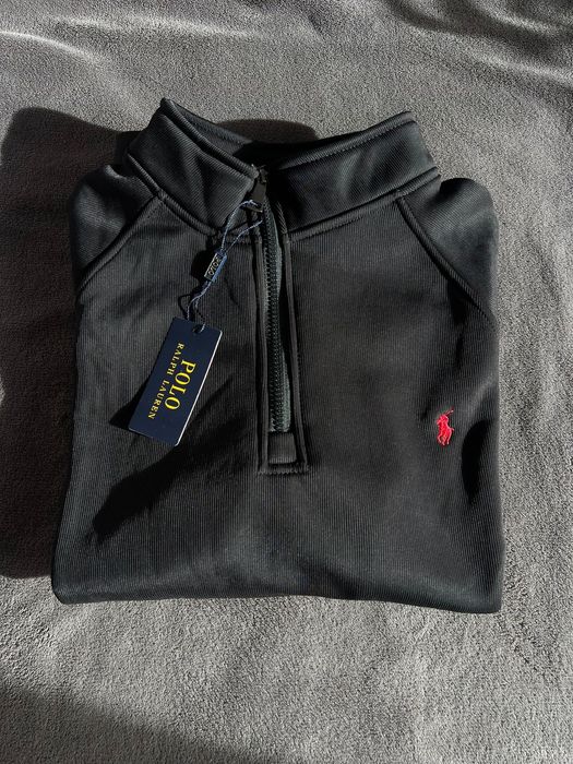 Czarny Half-Zip RL Ralph Lauren