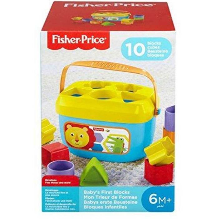 Сортер розвиваючий Fisher Price дитячий Логіка/Відерце з кубіками