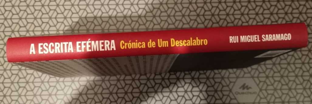 A escrita efémera, Rui Miguel Saramago