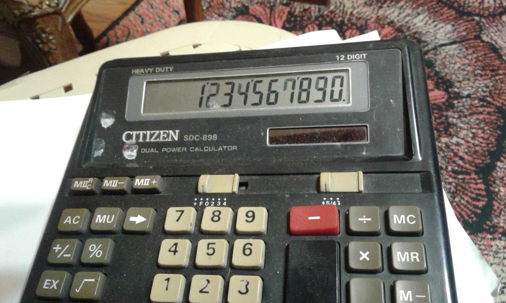 Калькулятор Citizen SDC-888T