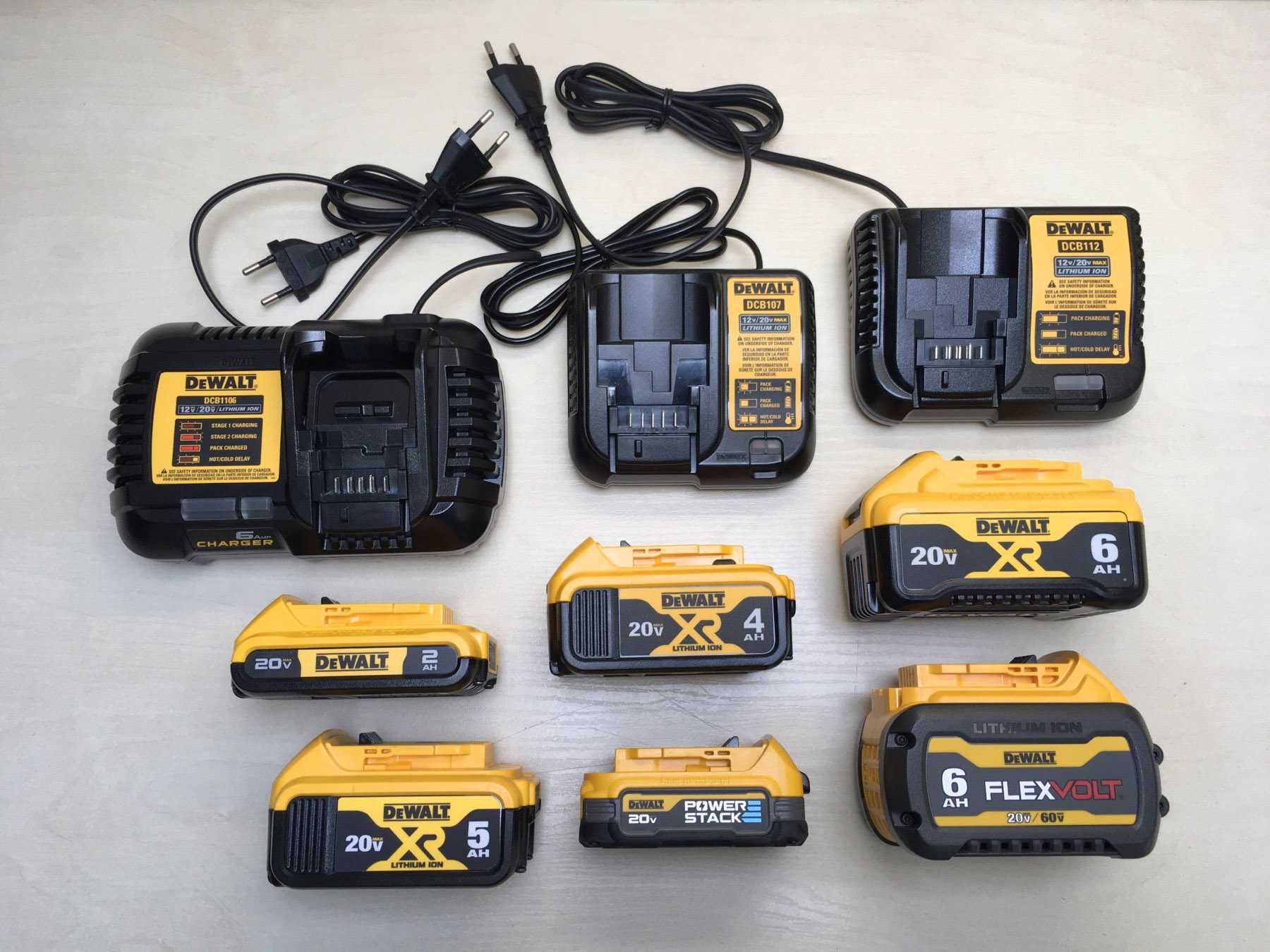 Зарядное устройство DeWALT Оригинал зарядка 20V 18V 12V