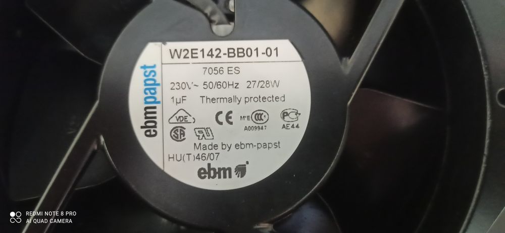 Терміново Вентилятор edm papst W2E142-BB01-01