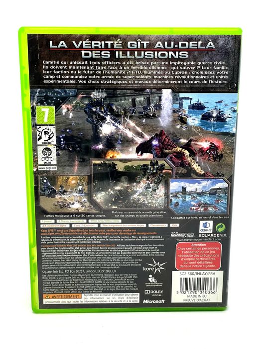 Supreme Commander 2 Xbox 360 Po Angielsku