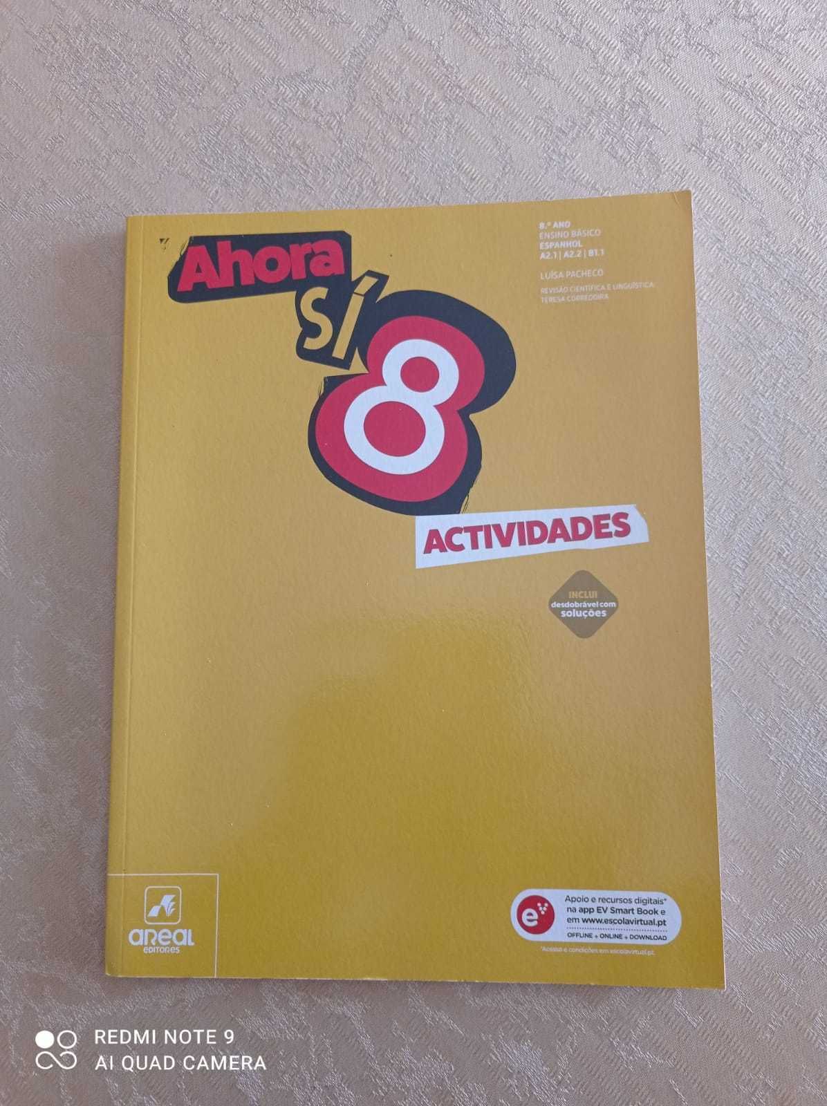 Caderno Ahora Actividades - Ahora Sí 8 - Espanhol  8 .º Ano (NOVO)