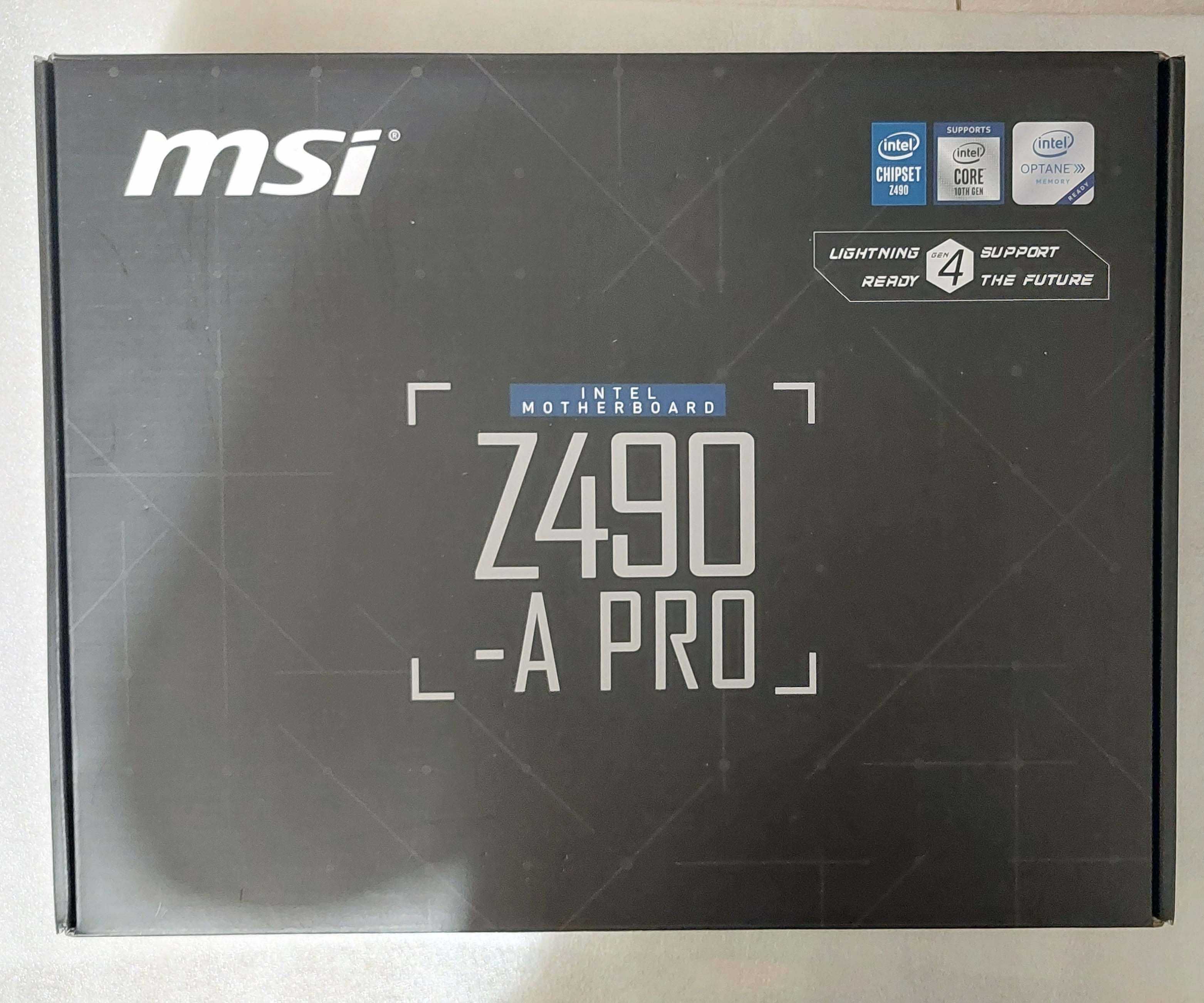 Płyta główna MSI Z490-A PRO , Procesor Core i9-11900KF