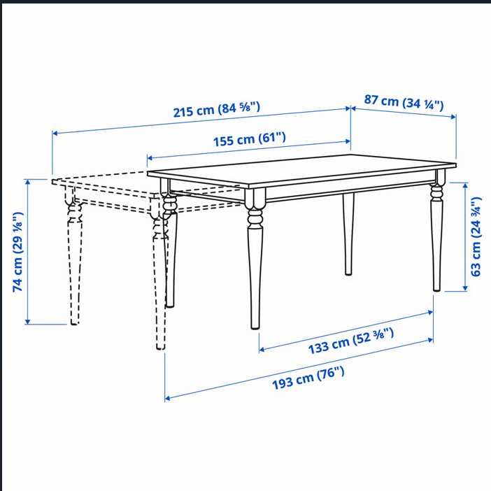 Mesa jantar extensível IKEA INGATORP
