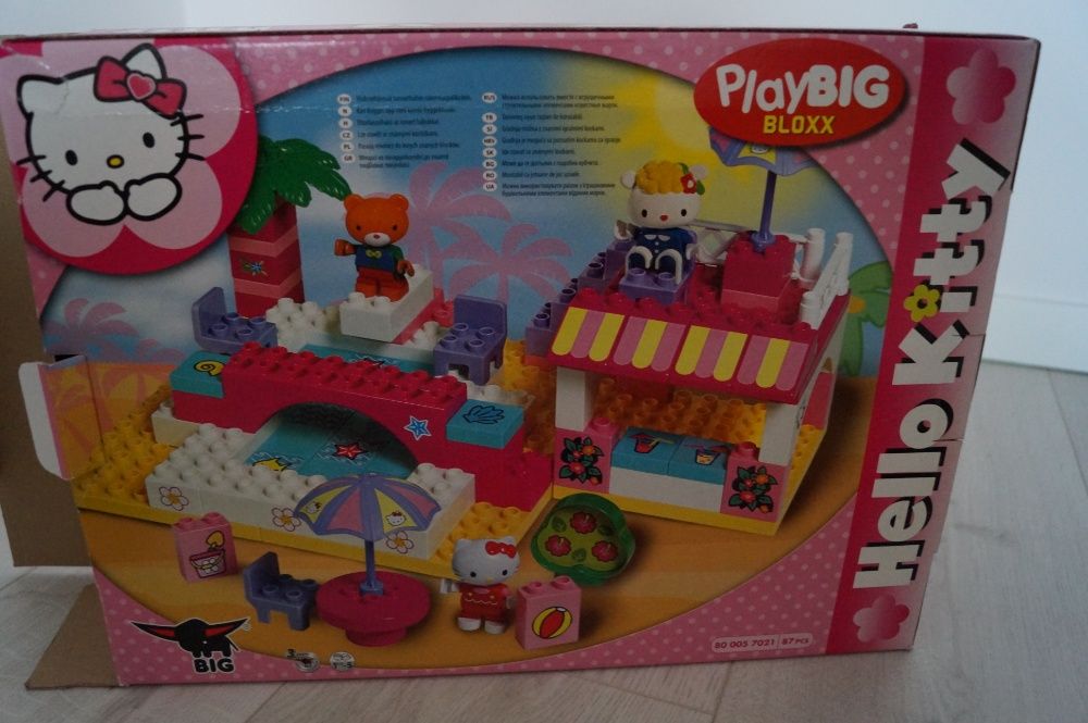 Klocki Hello Kitty Domek Pażowy z Basenem Plajbig /Autko