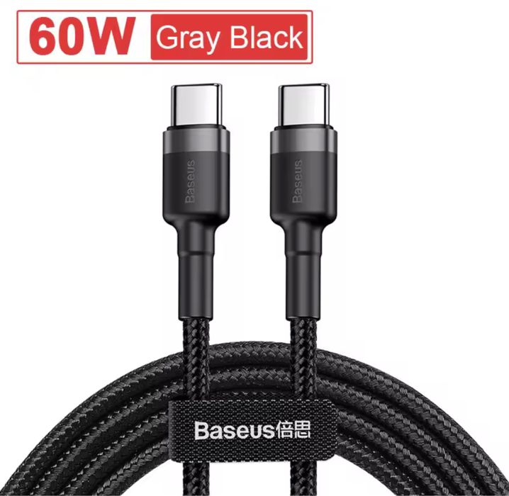 Kabel do ładowania Baseus typ c 1m 60W OKAZJA!!!
