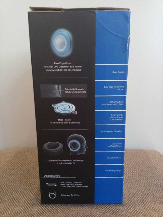 Навушники Panasonic RB-M500B (30 годин роботи, Bluetooth, 3.5 мм)