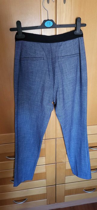 Calças Zara azuis / cinzentas