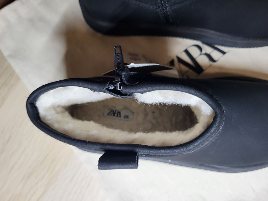 Угги черевики чоботи зимові Zara