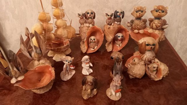 Сувениры, статуэтки из ракушек
