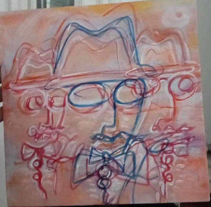 Tela original abstracta - Fernando Pessoa