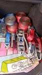 13Cintas ,barras 2 cantonairas.inox 10 cantonairas plastico.