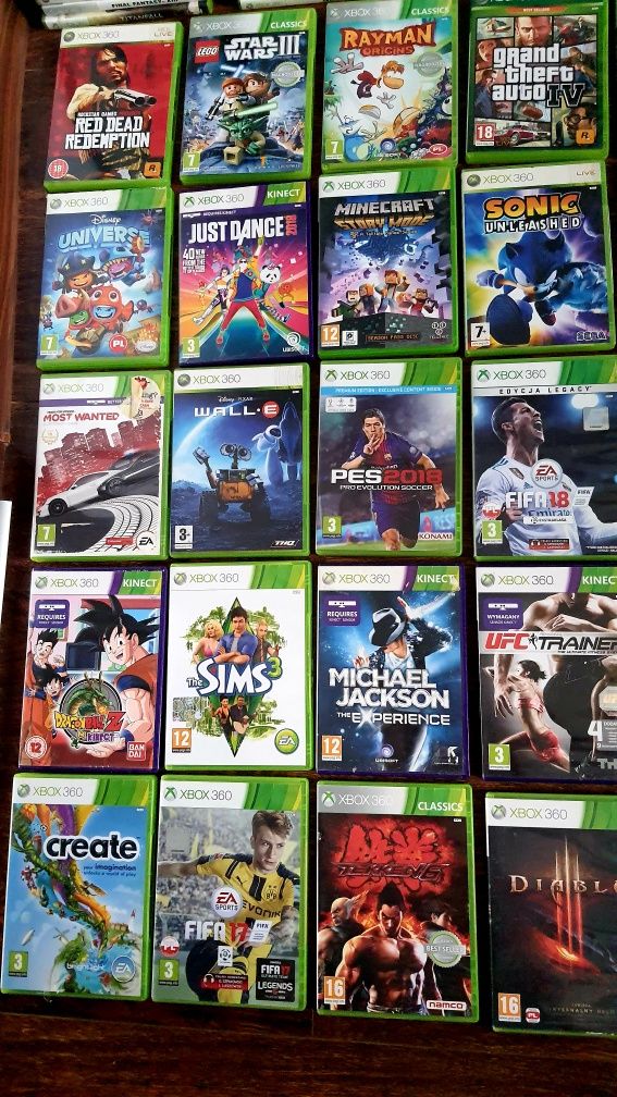 Gry xbox 360 sprzedam