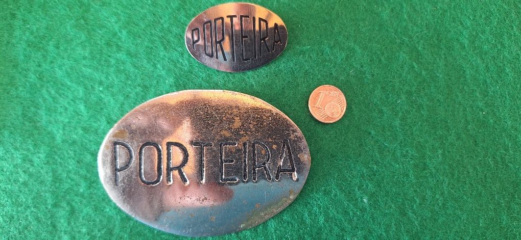 Cracha porteiro e porteira