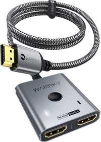 Warrky przełącznik HDMI 4K WIDEO HDCP 2.2 HDR 60Hz 2 w 1