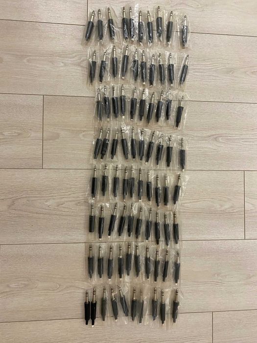 Штекери Jack 6.3 мм 80 штук