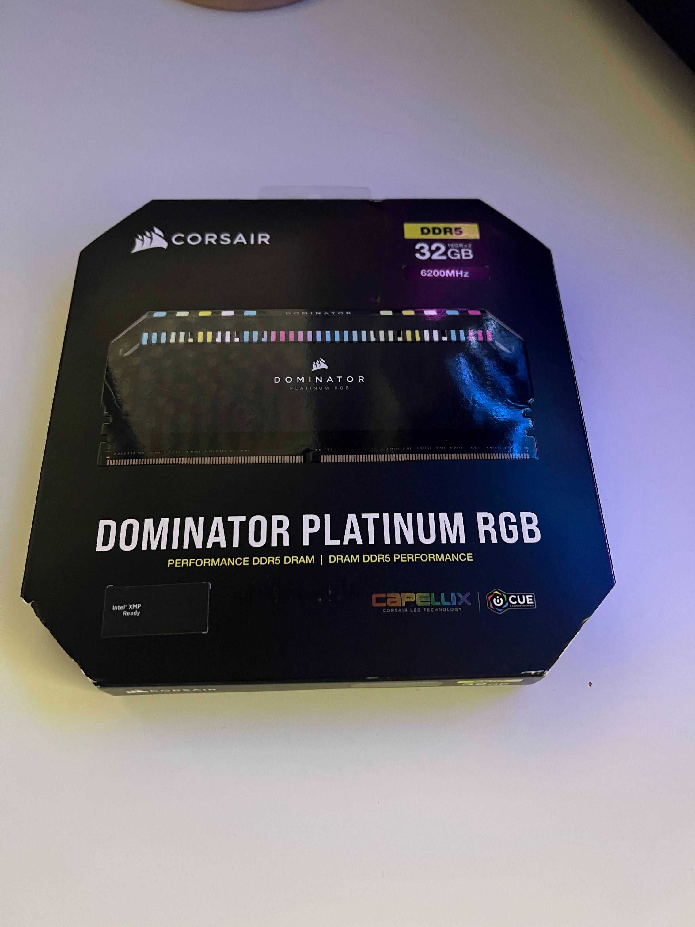 32gb DDR5 RAM Corsair Dominator platinum RGB 6200mhz [NOVO]