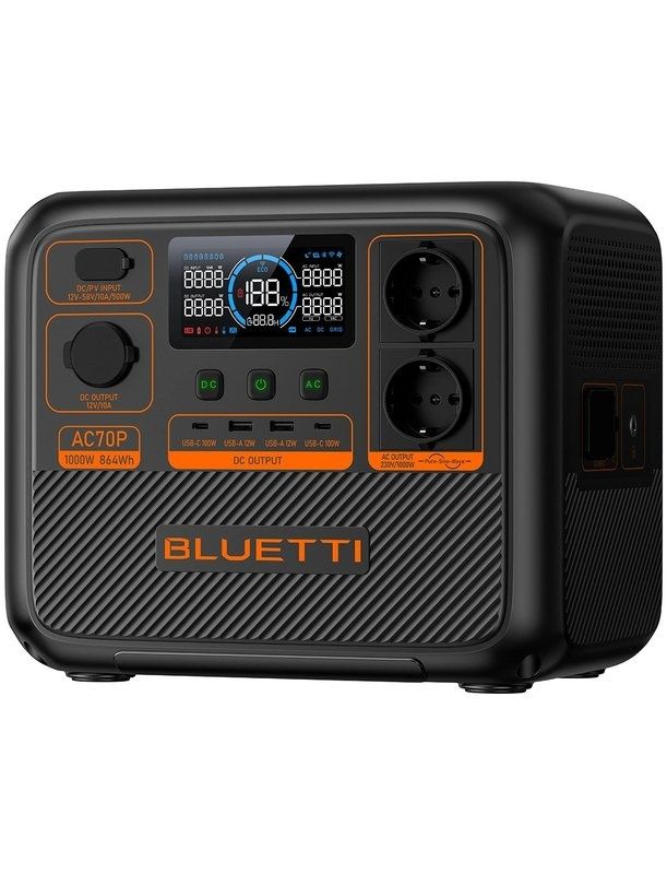 Зарядна станція bluetti AC70P/ зарядная станция блюэтти ац 70 р п