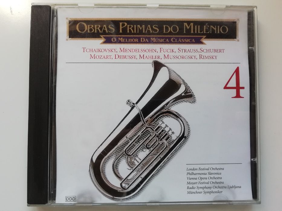 CD - "Obras Primas do Milénio" (música clássica)