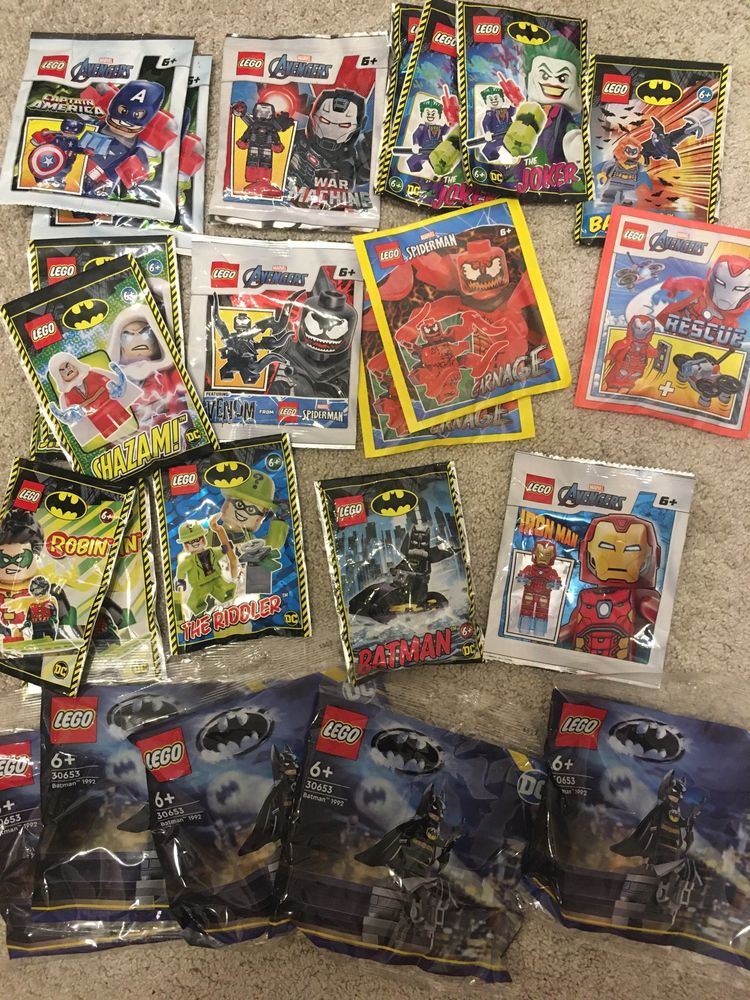 Lego polybag figurka Batman Joker Carnge Avengers Shazam 30653