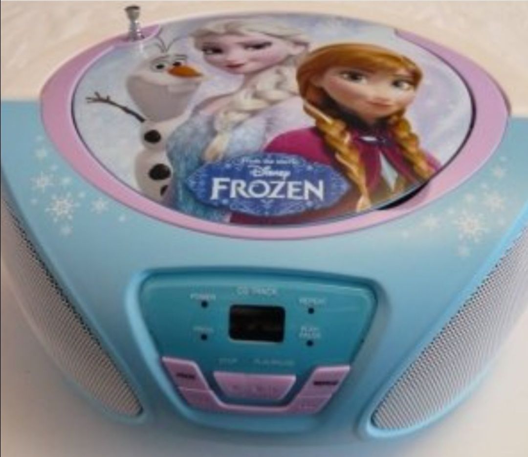 Boombox kraina lodu Frozen odtwarzacz CD radio karaoke