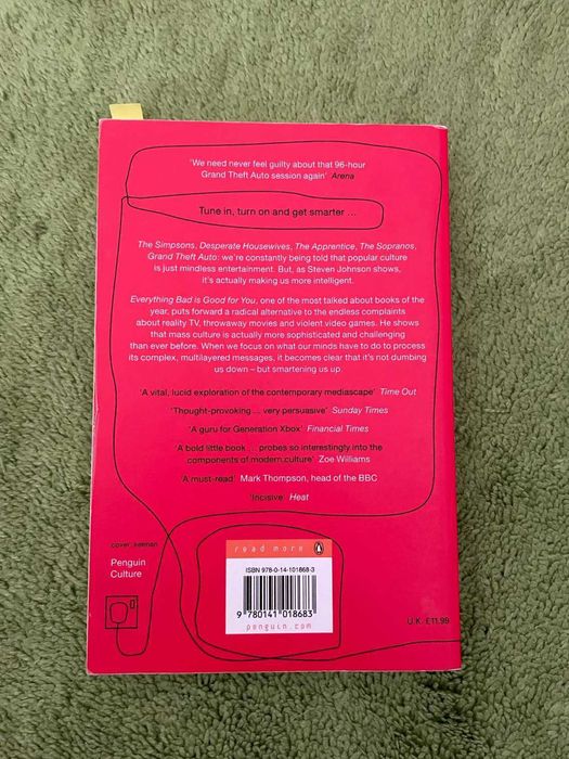 Livro "Everything Bad is Good for You"