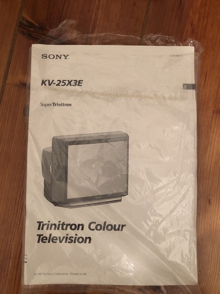 TV Sony blacktrinitron