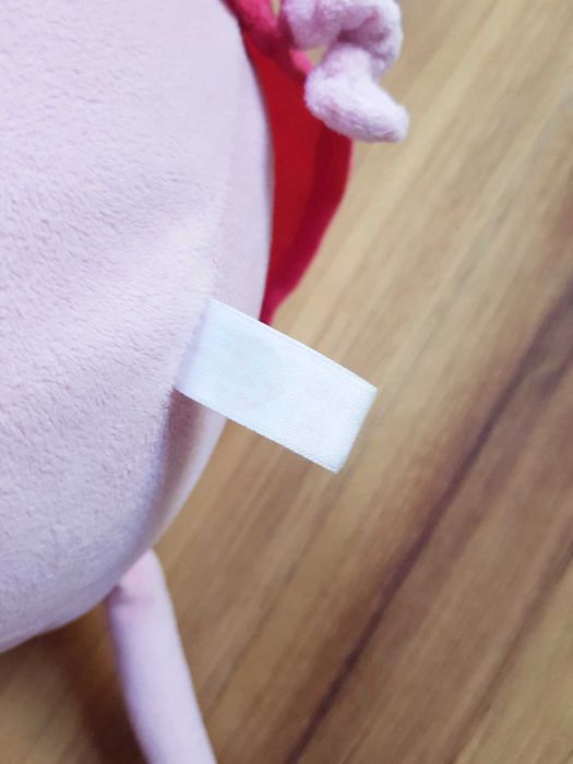 świnka Peppa z misiem Beanie Buddies Ty czerwona sukienka