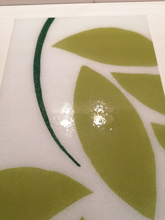 2 Painéis Vintage IKEA GYLLEN – Folhas Verdes + Base de Oferta