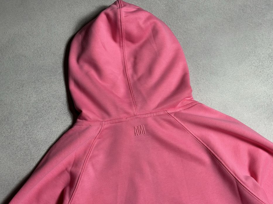 Зіп-Худі Ami Paris Ami De Coeur Zip Hoodie Pink Heart