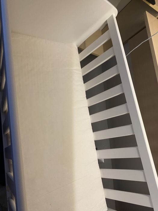 Łóżeczko drewniane Alfa-Plus 40 x 90 cm sosna